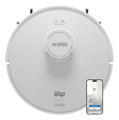 Imagem de Robô Aspirador de Pó WAP ROBOT W3000 Passa Pano e Possui MOP