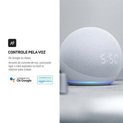 Imagem de Robô Aspirador de Pó WAP ROBOT W4000 Varre Passa Pano MOP Agenda Limpeza com Controle e APP 127V