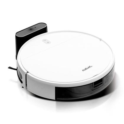 Imagem de Robô Aspirador e Passa Pano KABUM! smart 100 - 5 Modos de Limpeza, Sensor Anti-Queda, Base de Carregamento - Bivolt - Branco - KBSF005