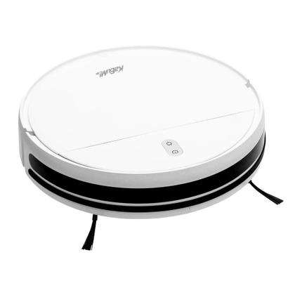 Imagem de Robô Aspirador e Passa Pano KABUM! smart 100 - 5 Modos de Limpeza, Sensor Anti-Queda, Base de Carregamento - Bivolt - Branco - KBSF005