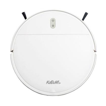 Imagem de Robô Aspirador e Passa Pano KABUM! smart 100 - 5 Modos de Limpeza, Sensor Anti-Queda, Base de Carregamento - Bivolt - Branco - KBSF005