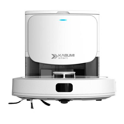 Imagem de Robô Aspirador e Passa Pano KABUM! smart 900 - 5 Modos de Limpeza, Base 2 em 1, Mapeamento 3D - 220v - Branco - KBSF012