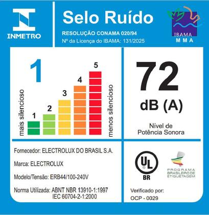 Imagem de Robô Aspirador Electrolux 4 em 1 Wi-Fi Experience até 2h Azul (ERB44)