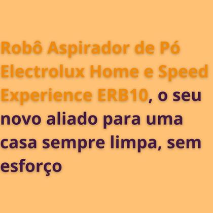 Imagem de Robô Aspirador Electrolux ERB10 Aspira e Passa Pano Bivolt