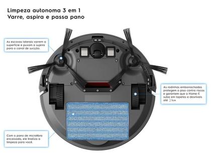 Imagem de Robô Aspirador Electrolux Home-E Power Experience Autonomous Technology ERB30 19V 3016ACG0003