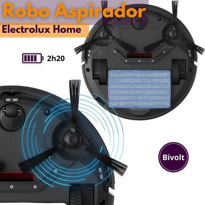 Imagem de Robô Aspirador ERB10 Poder de Limpeza que Aspira e Passa Pano Bivolt