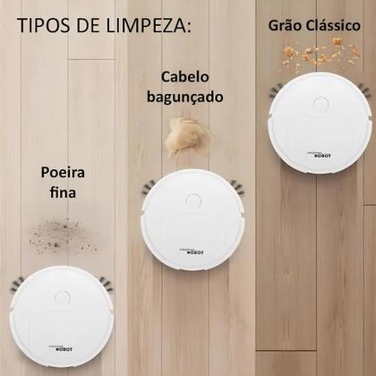 Imagem de Robô Aspirador Inteligente Doméstico Totalmente Automático - Sweeping Robot