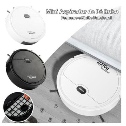 Imagem de   Robô Aspirador Inteligente Vassoura Automático Limpeza  