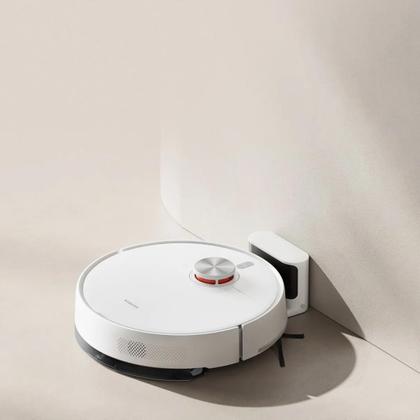 Imagem de Robô Aspirador S40 Xiaomi Passa-Pano Dobro de Velocidade 10.000Pa Bivolt Branco