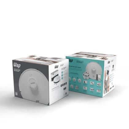 Imagem de Robo Aspirador WAP Robot W4000 Autolimpante Navegacao Laser Mapeamento 3D Aspira Varre e Passa Pano 127V