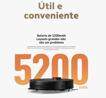Imagem de Robô Aspirador Xiaomi S20 Plus App Wifi conecta com alexa Mapeamento Inteligente 6000 pA assistente de voz 5200mAh