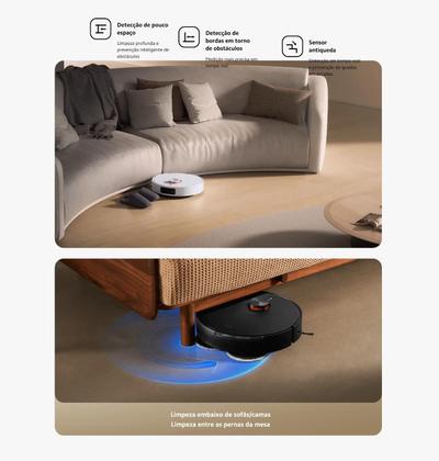 Imagem de Robô Aspirador Xiaomi S20 Plus App Wifi conecta com alexa Mapeamento Inteligente 6000 pA assistente de voz 5200mAh