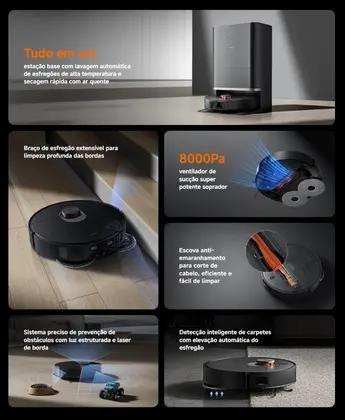 Imagem de Robô Aspirador Xiaomi Vacuum X20 Max 220v Preto