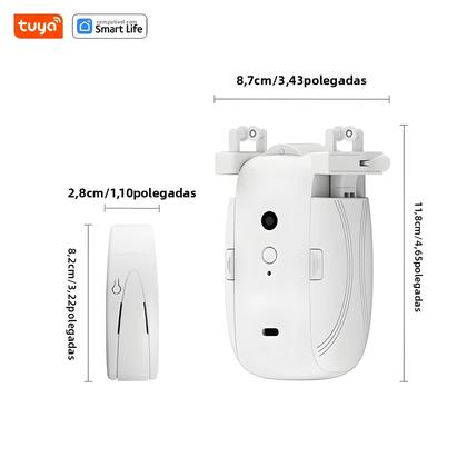 Imagem de Robô De Cortina Inteligente Com Controle Por Voz WiFi, Alexa, Google E Siri, Capacidade De Carga De