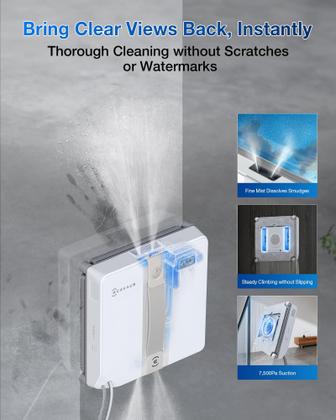 Robô de limpeza de janelas ECOVACS WINBOT Mini com spray