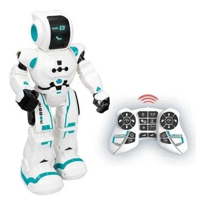 Imagem de Robô Hi-Tech Robbie Xtrem Bots Controle Remoto - 50 Ações  Led Facial 20 expressões , Controle por gestos ,USB, Som  - Fun