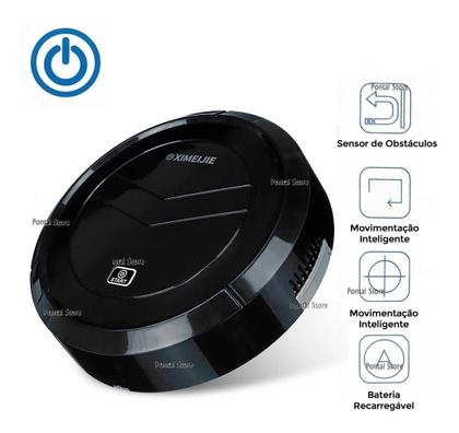 Imagem de Robô Inteligente Aspirador De Pó Sem Fio Recarregável Usb