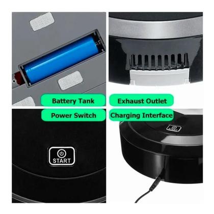 Imagem de Robô Inteligente Aspirador De Pó Sem Fio Recarregável Usb