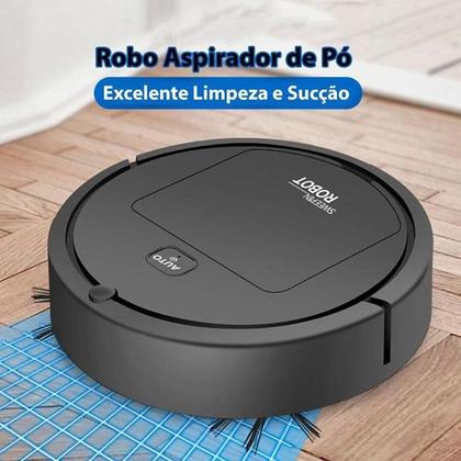Imagem de Robô Inteligente Doméstico Aspirador De Limpeza Mini Varredura