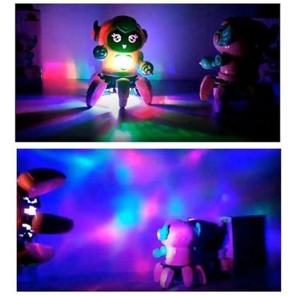 Imagem de Robô Lady Face Digital Dançante com Luz e Som Art Brink