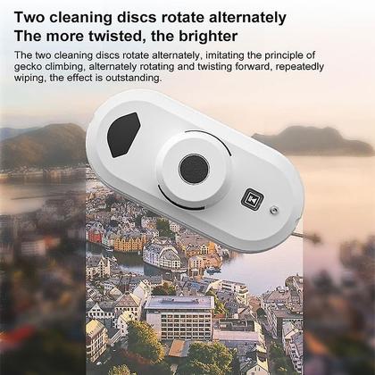 Imagem de Robô limpador de janelas com controle remoto, vidro elétrico