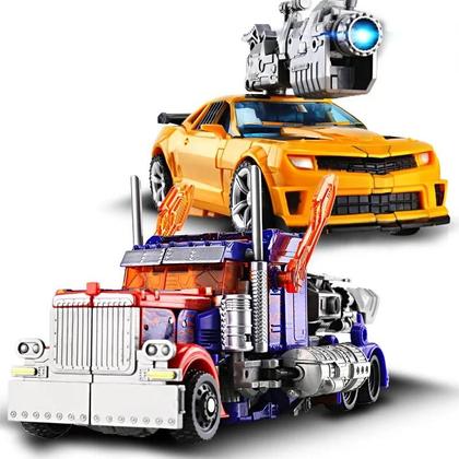 Imagem de Robô Optimus Prime Transformável - Brinquedo Infantil de Liga de Plástico