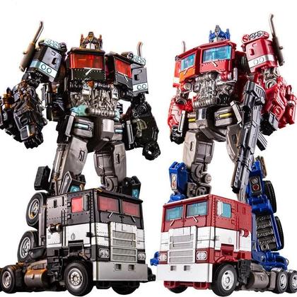 Imagem de Robô Optimus Prime Transformável - Brinquedo Infantil de Liga de Plástico