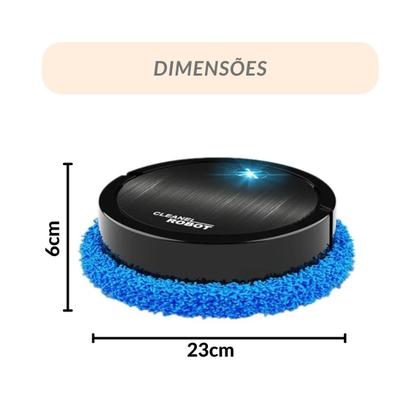 Imagem de Robô Para Passar Pano com Função Autolimpante e Mapeamento Inteligente