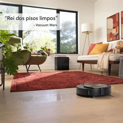 Imagem de Robô Roomba Combo J9+, 2 em 1, Aspira e Passa Pano com Preenchimento de Compartimento de Água automático, da iRobot