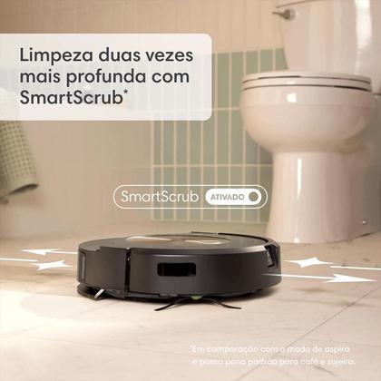 Imagem de Robô Roomba Combo J9+, 2 em 1, Aspira e Passa Pano com Preenchimento de Compartimento de Água automático, da iRobot