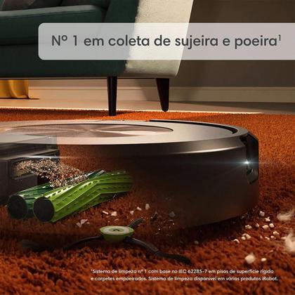 Imagem de Robô Roomba Combo J9+, 2 em 1, Aspira e Passa Pano com Preenchimento de Compartimento de Água automático, da iRobot