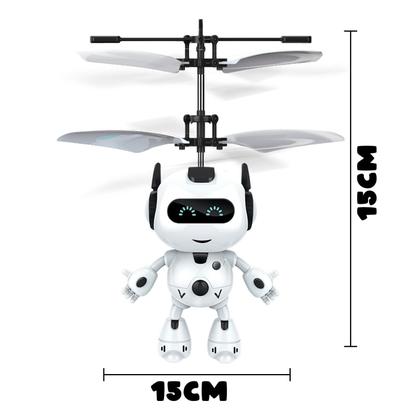 Imagem de Robô Voador Com Luz E Sensor De Mãos Mini Flight Brinquedo Interativo Recarregável