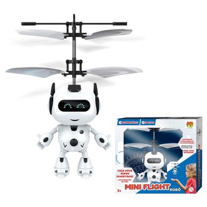 Imagem de Robô Voador Com Luz E Sensor De Mãos Mini Flight Brinquedo Interativo Recarregável