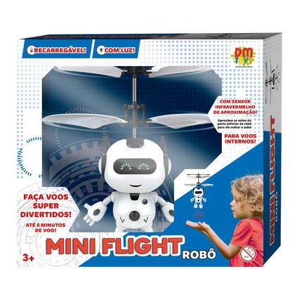 Imagem de Robô Voador Com Luz E Sensor De Mãos Mini Flight Brinquedo Interativo Recarregável