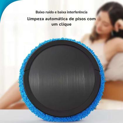 Imagem de Robot Mop Automático Úmido/Seco Branco Recarregável