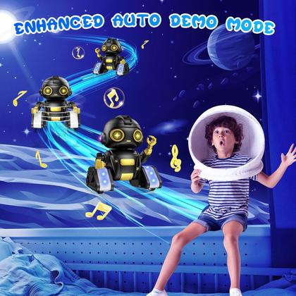 Imagem de Robot Toy BAIWU para crianças com sensor de gestos, olhos de LED e música