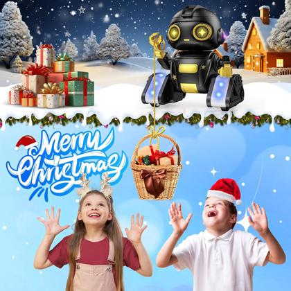 Imagem de Robot Toy BAIWU para crianças com sensor de gestos, olhos de LED e música