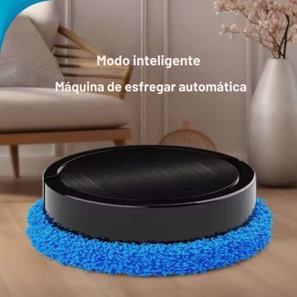 Imagem de Robot Varredor Poeira Automático Preto Bivolt