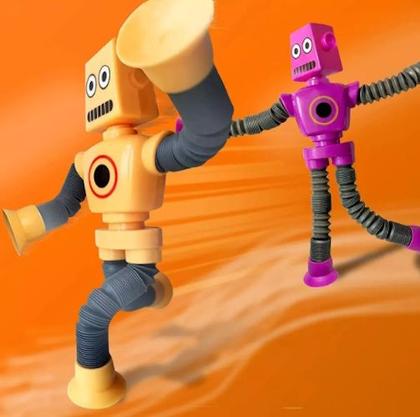 Imagem de Robozim  Pop It Tubo Led Estica E Gruda  Unid