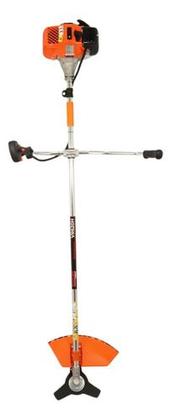 Imagem de Roçadeira A Gasolina VR620H Vulcan Trent 62cc Com Faca 3 Pontas + Lamina Circular 80 Dentes p/ Corte de Galhos