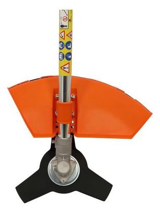 Imagem de Roçadeira A Gasolina VR620H Vulcan Trent 62cc Com Faca 3 Pontas + Lamina Circular 80 Dentes p/ Corte de Galhos