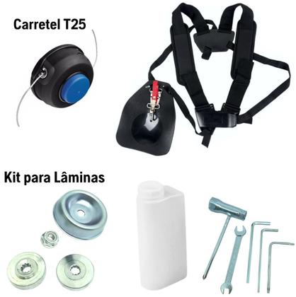 Imagem de Roçadeira Gasolina Husqvarna 321r 25,4cc 1hp Partida Facil Acessórios
