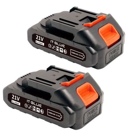 Imagem de Roçadeira lateral a bateria 21V com 2 baterias e acessórios - BOM-9109 (110V/220V)