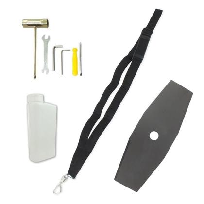 Imagem de Roçadeira Lateral a Gasolina VULCAN TRENT VR430-S Motor 2T 43cc 1,7HP Guidão Ergonômico com Carretel e Faca 2 Pontas