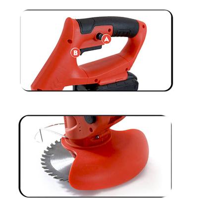 Roçadeira Potente Bateria 36v Recarregável 10000rpm - Luatek Imagem de Roçadeira Potente Bateria 36v Recarregável 10000rpm