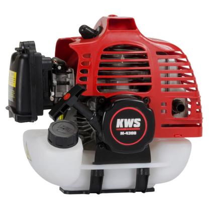 Imagem de Roçadeira Profissional Lateral Kawashima KW43L 42,7CC Com Carretel Nylon Ideal Para Trabalho Pesado