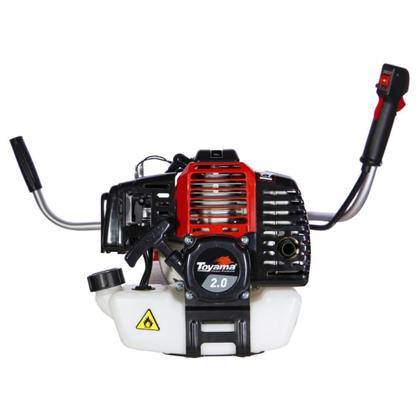 Imagem de Roçadeira Profissional Lateral Toyama RT52-L À Gasolina 2T 52cc 2HP 10.000RPM Robusta de Alta Performance e Potência Com Lâmina 3 Pontas e Carretel Nylon + ÓLEO CASTROL STIHL 2T