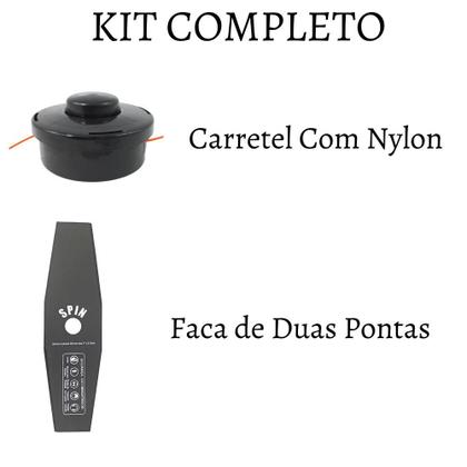 Imagem de Roçadeira Profissional Lateral Vulcan VR430S 43CC 1,7CV Robusta Lâmina 2 Pontas Ideal Para Mato Alto