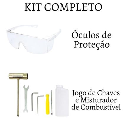 Imagem de Roçadeira Profissional Vulcan VR430S 43CC 1,7CV Com Motor 2 Tempos Robusta Ideal Para Jardinagem