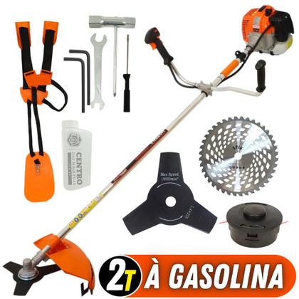 Imagem de Roçadeira Profissional Vulcan VR620H À Gasolina 2T 62cc 3HP Com Easy Start e Guidão Bi-Partido